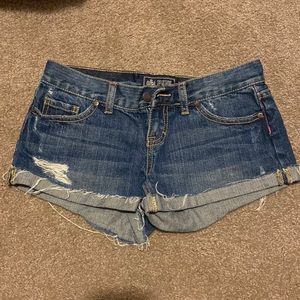 VS Pink Low-rise Denim Shorts